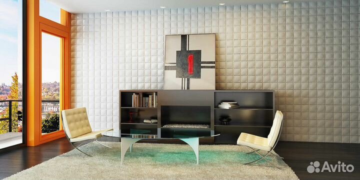 Гипсовая 3D панель 