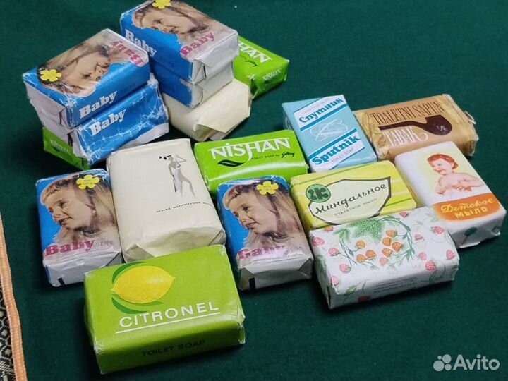 Мыло туалетное времён СССР