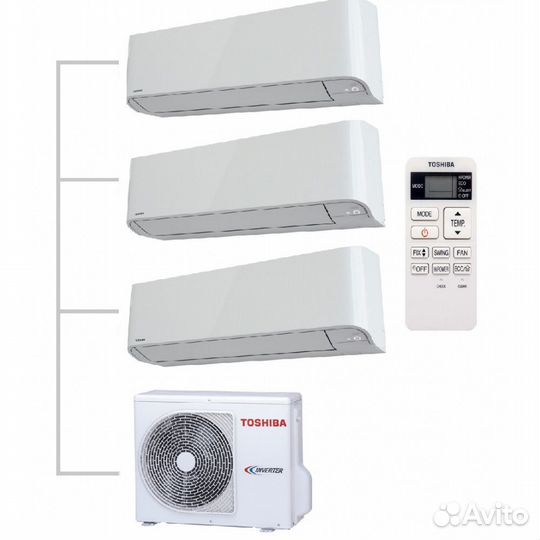 Сплит система 18 новая toshiba RAS-18J2VSG