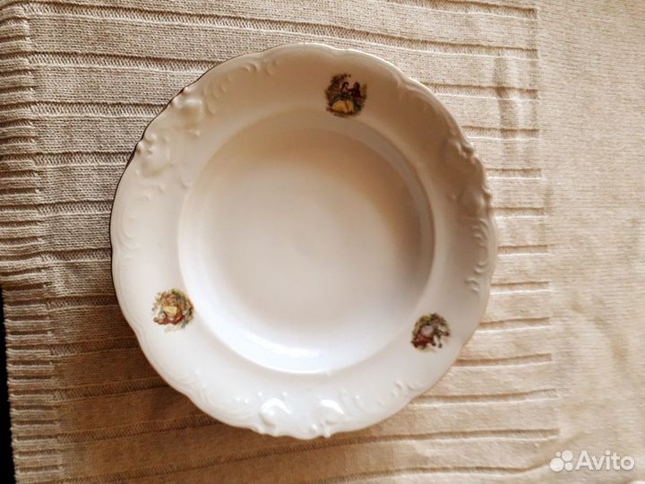 2 глубокие(суповые) тарелки-Польша 70- годов