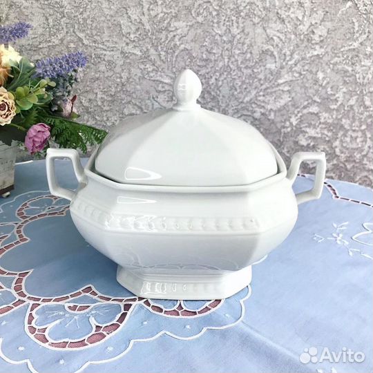 Супницы старинные, террин винтаж, Англия, Германия