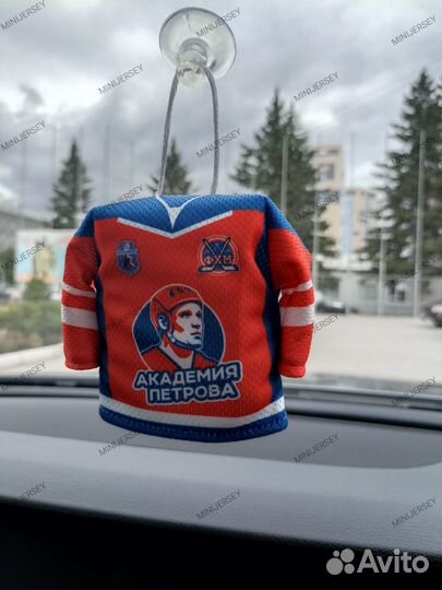 Пошив хоккейная майка в машину на зеркало подвески