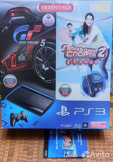 Игровая приставка ps3 super slim
