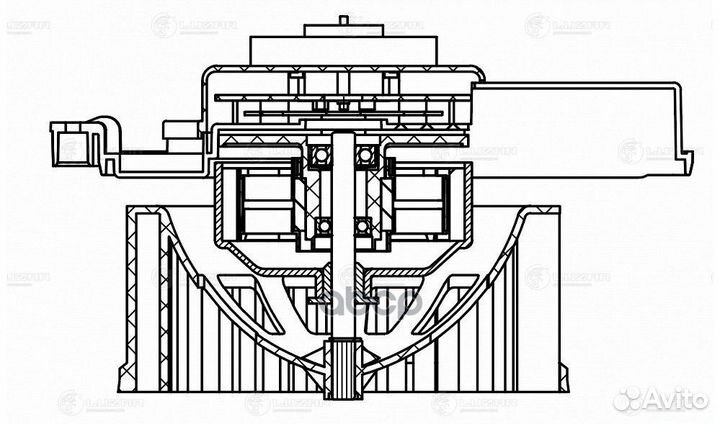 Электровентилятор отопителя Audi A4 1.6-3.2 00