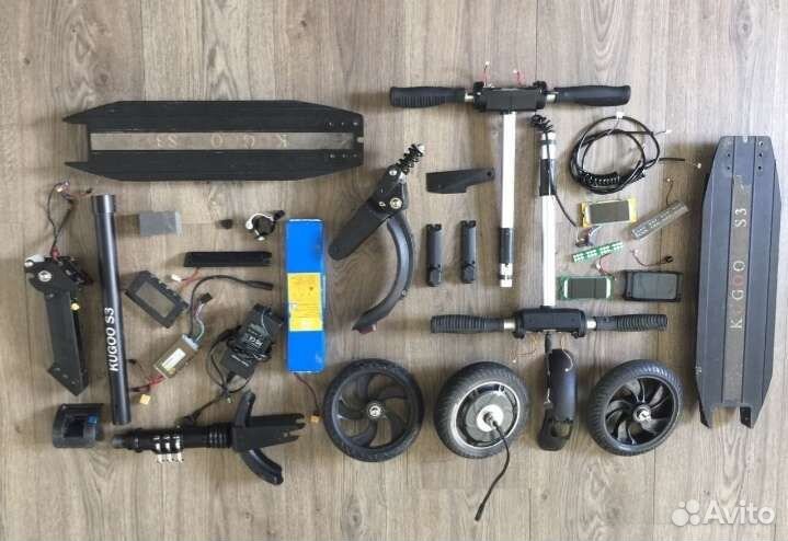 Мотор колесо на Kugoo S3 и запчасти