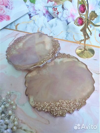 Подставки из эпоксидной смолы