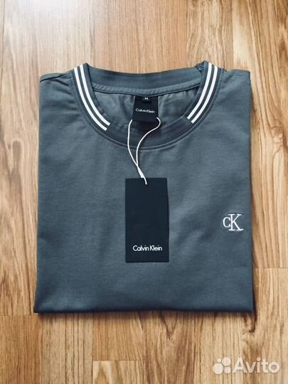 Футболка Оверсайз 48-56 р. Calvin Klein Новая мужс