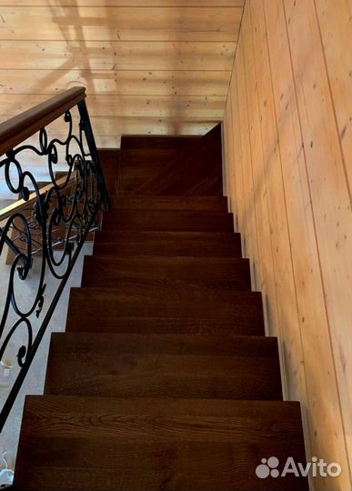 Лестница г-образная на дачу