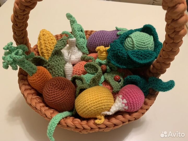 Вязанные овощи