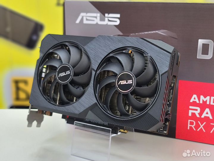 Видеокарта AMD Radeon rx7600 Dual/Рассрочка