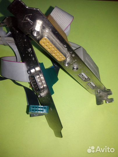 Разъемы DB15+USB x2, DB9