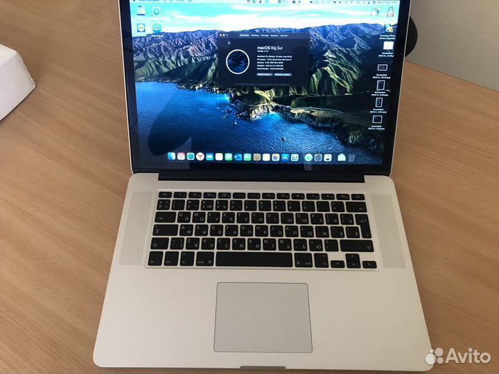 Macbook Pro Retina 15 Late 2013 i7/8GB/256SSD (рст