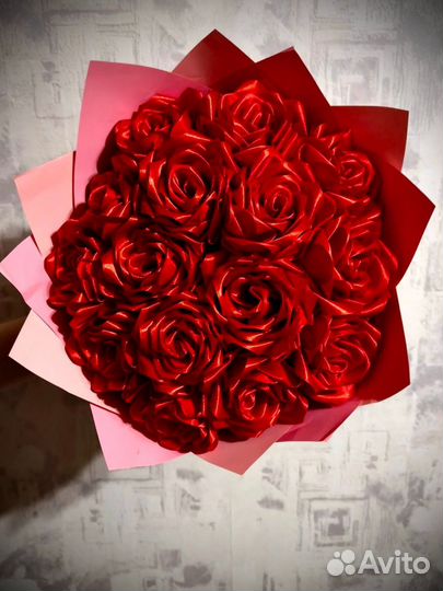 Букет из атласных лент в наличии