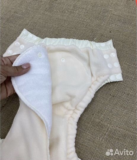 Многоразовый подгузник Mamalino и 2 вкладыша