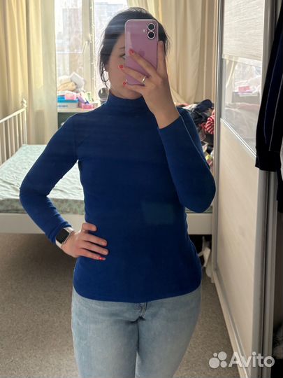Водолазка синяя