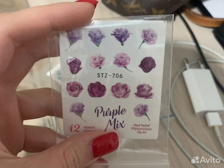 Слайдеры наклейки для ногтей