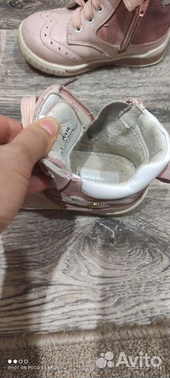 Ботинки демисезонные для девочки 24 размер