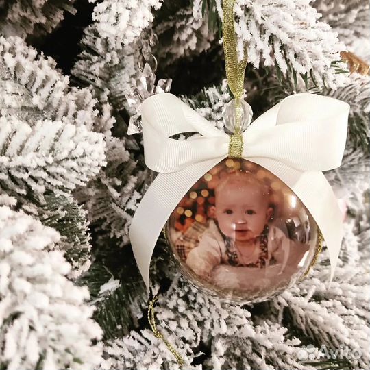 Новогодние шары с вашим фото