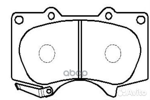 CKT-36 Колодки тормозные дисковые перед G