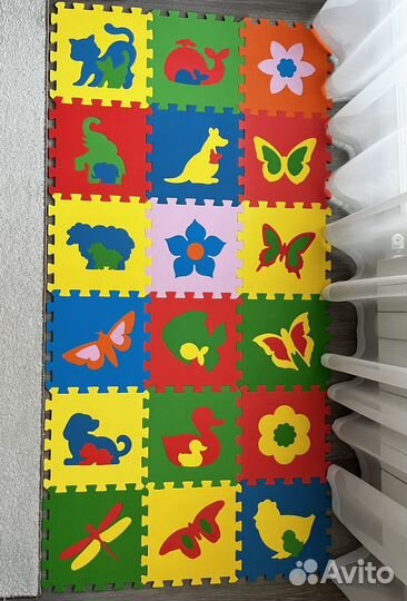 Детский коврик пазл