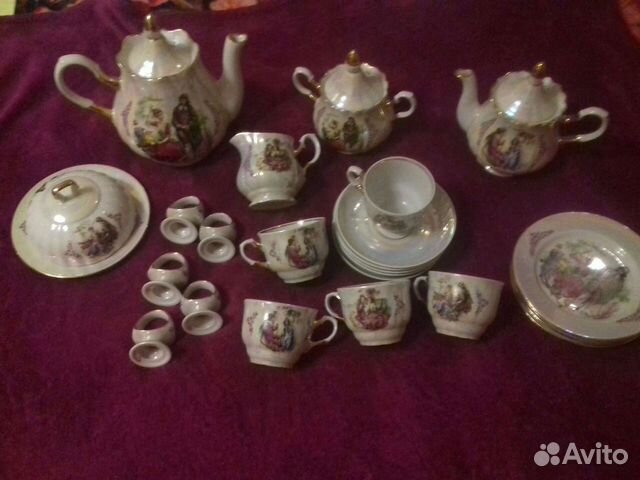 Сервиз чайный перламутр Добрушский фарфор.завод