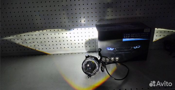 Птф (J-07 белый) би-линзы (Газель,LADA Приора,Нива