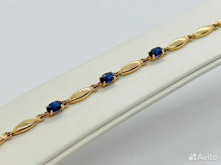 Браслет с камнями 585 (жил)