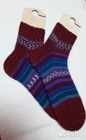 Носки вязаные женские ручной работы