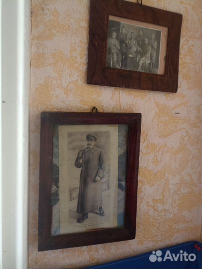 Портрет Сталин в рамке