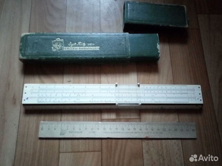 Логарифмическая линейка-аддиатор A.W. Faber