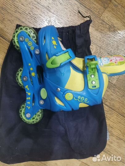Роликовые коньки детские раздвижные