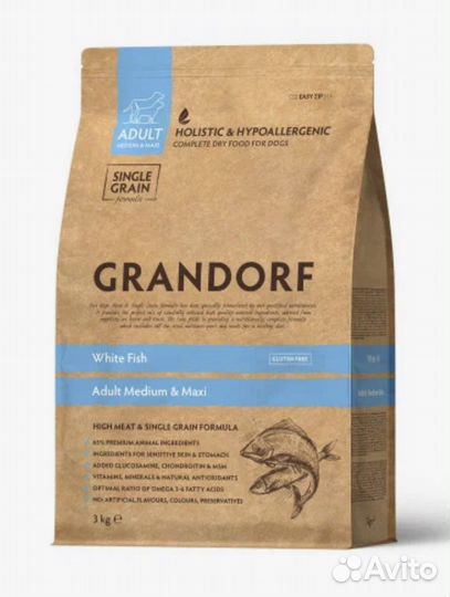 Корм для собак grandorf