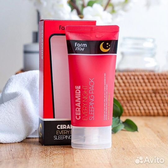 Восстанавливающая ночная маска FarmStay