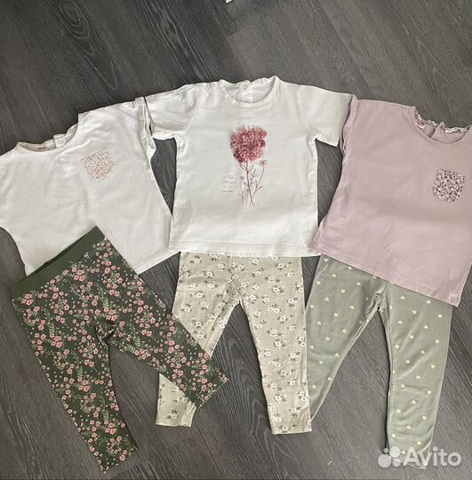 Пакет фирменных вещей на девочку