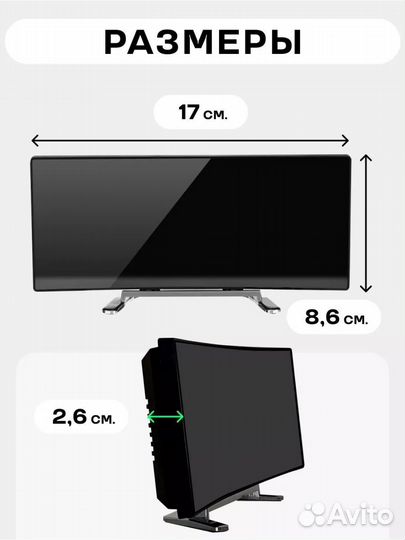 Часы электронные настольные LED зеркальные