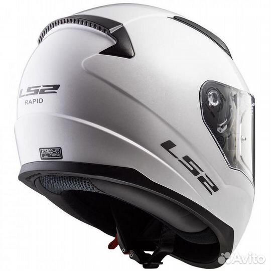 Мотошлем LS2 FF353 rapid solid (белый, L)