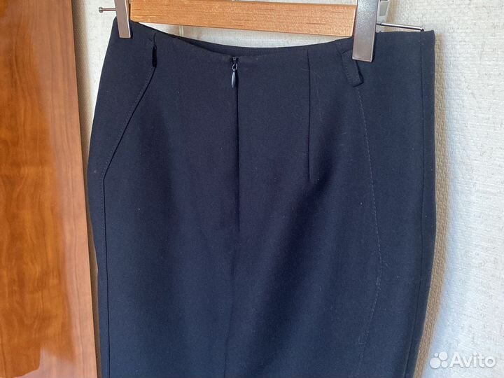 Темно-синяя юбка карандаш novena 42 р
