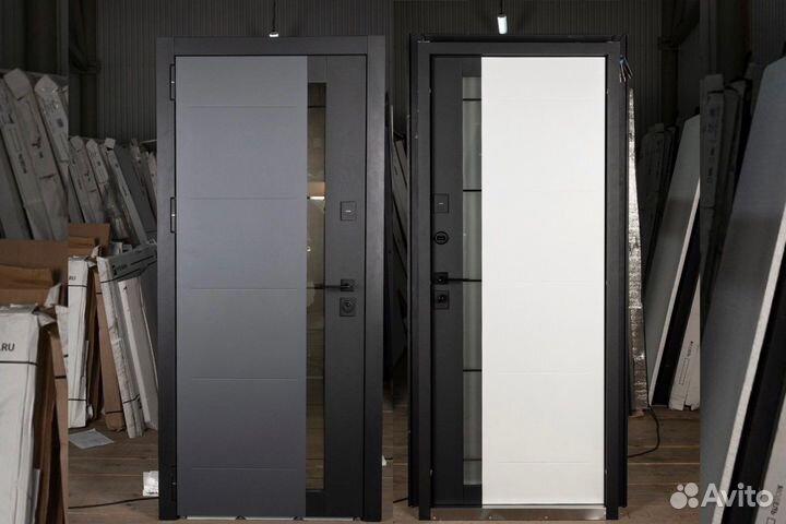 Дверь входная со стеклопакетом