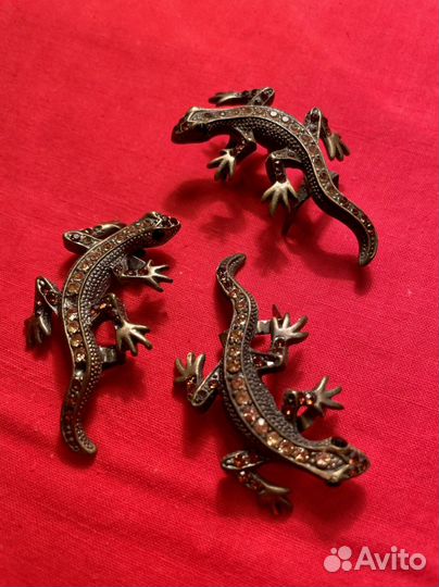 Брошь «Ящерица»