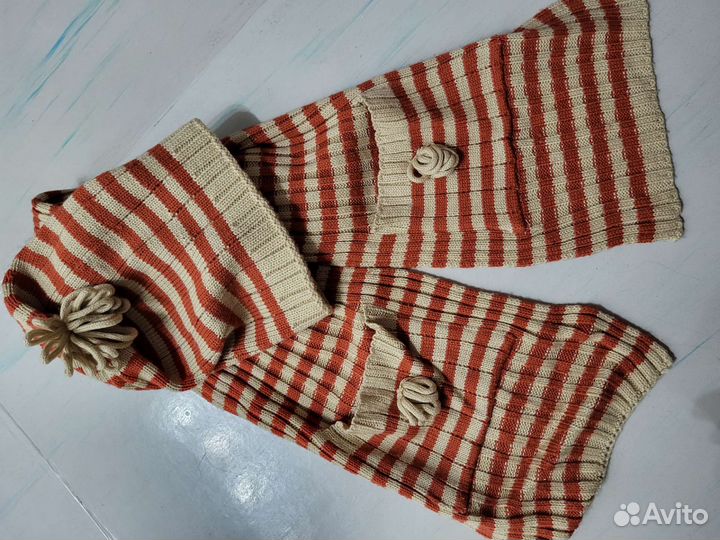 Комплект шапка и шарф женский