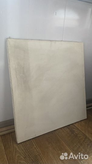 Холст на подрамнике, акварельная бумага 56,5х60см