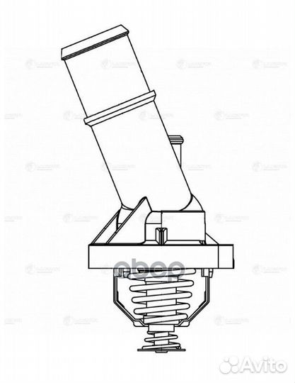 Термостат для а/м Mazda 3 (BK) (03) 2.0i (82С)