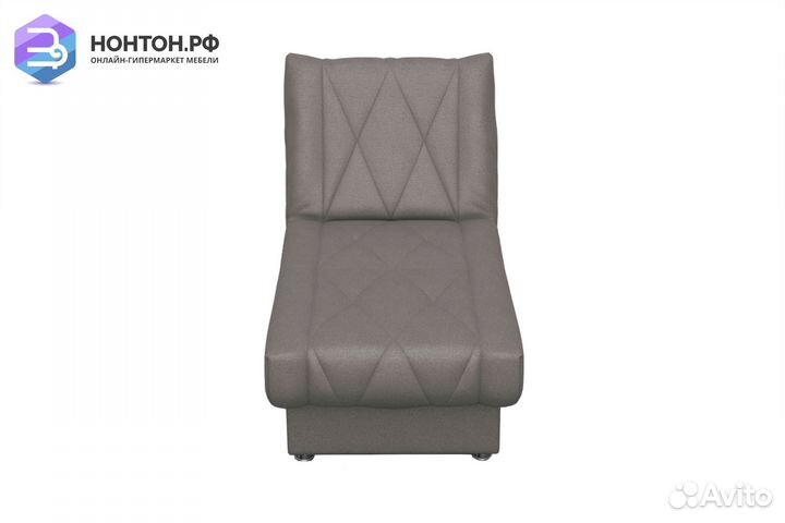 Кушетка книжка Сити-1 серый
