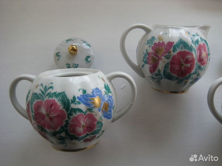 Молочник и сахарница лфз СССР