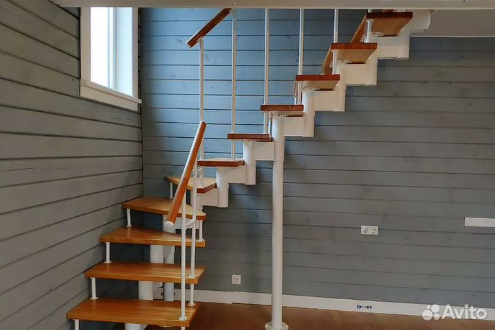 Металлический каркас лестницы. Лестница под ключ