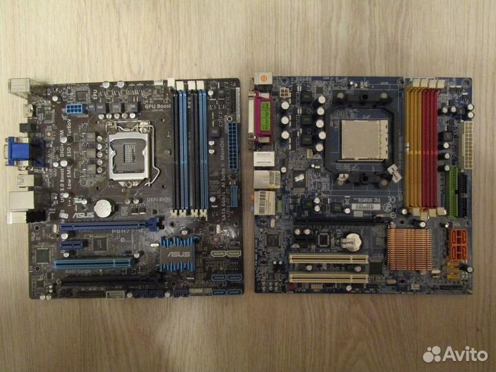 Материнская плата Asus, Gigabyte, системный блок