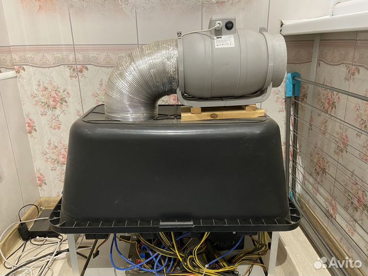 Корпус продуваемый для майнинг фермы