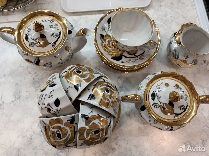 Чайный сервиз вербилки СССР. Торг