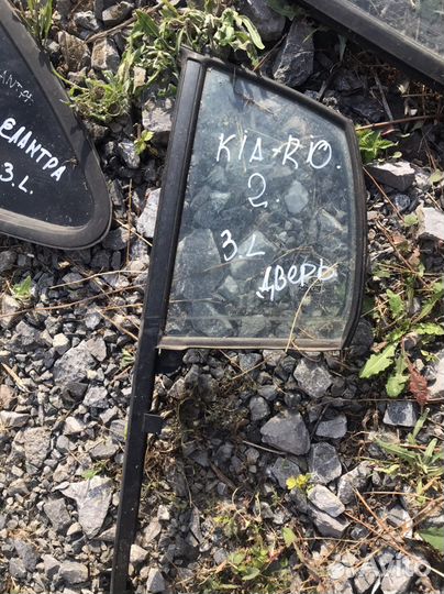 Стекло (уголок) зад лев Киа Рио 2