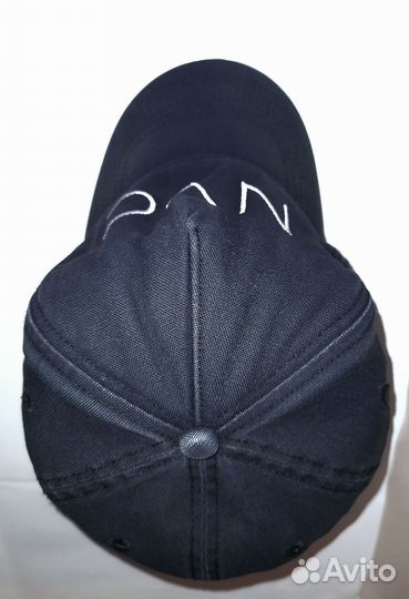 Мужская бейсболка NYC черная хлопок